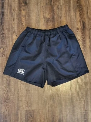 Canterbury CCC Shorts Mens Medium Black Rugby Training Athletic Elastic Waist - Image 1 of 4