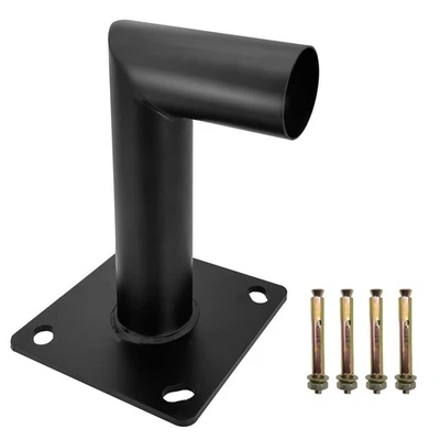 Soporte de montaje en pared de 90 grados - Adaptador de acero en forma de L para ajuste deslizante de 2 3/8 pulgadas... Foto 1 de 4