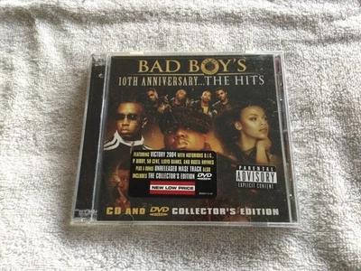 Bad Boy's 10th Anniversary -The Hits  (CD DVD 2004 2 discs) New Factory Sealed - Image 1 of 4