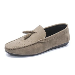 Men Casual Shoes Suede Breathable Slip-on Driving Shoes Luxury Brand Loafers - Picture 1 of 20