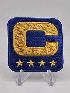 Patch Captain C 4 étoiles bleu/or/jaune à coudre sur V2 - Photo 1/3