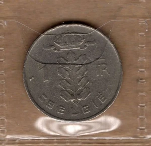 S539: Moneta Coin BELGIO BELGIQUE BELGIUM 1 Franco Franc 1958 - Picture 1 of 1