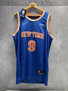 Camiseta Nike RJ Barrett New York Knicks Swingman parche cuadrado espacial talla 50 L XL - Imagen 1 de 4