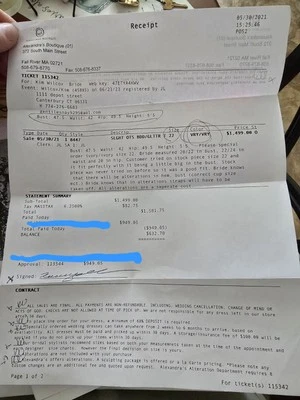 Wedding Gown - Image 1 of 4