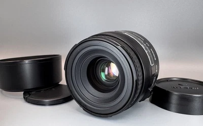 Sigma AF 50mm f/2.8 Macro for Canon EF Mount  w/ Caps, Hood From Japan #S257 - Image 1 of 4