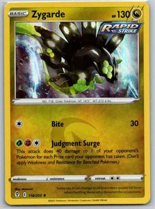 Zygarde 118/203 SWSH07: Evolving Skies NM - Picture 1 of 2