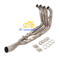 Slip For BMW S1000RR S1000R Exhaust Front Link Pipe Header Connect Tube Titanium