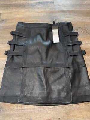 Faldas para mujer BCBGMAXAZRIA RN 80734 imitación cuero talla 2 Foto 1 de 4