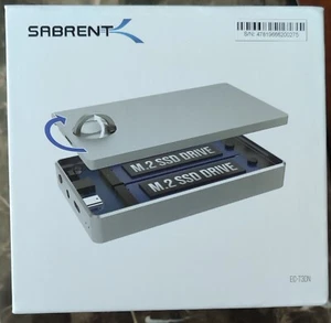 SABRENT Thunderbolt 3 to Dual NVMe M.2 SSD  (EC-T3DN) - Afbeelding 1 van 6