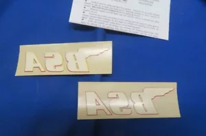 2 BSA Victor 441 Gas Tank Transfers ( 2 ) Made In UK, # 41-8051 5 x 1 3/4" - Bild 1 von 8