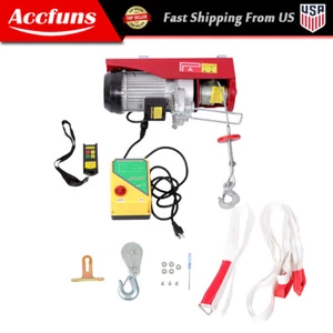 1600W 110V PA1000 Electric Hoist 2200lbs Crane Winch W/ Wireless Remote Control - Bild 1 von 14