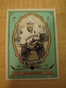 2009-10 Upper Deck Champs Hockey Green Ryan Kesler #95 Vancouver Canucks - Picture 1 of 2