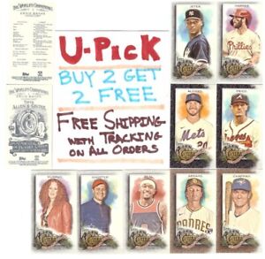 2022 Topps Allen and Ginter Mini Cards U-pick, inserts Buy 2 Get 2 FREE Shipping