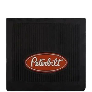 14 X 16 Inch Black Rubber Peterbilt Logo Mud Flap - Bild 1 von 1
