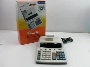 Peach 1234 Desktop Print & Display Professional Calculator 2 Color - Picture 1 of 5
