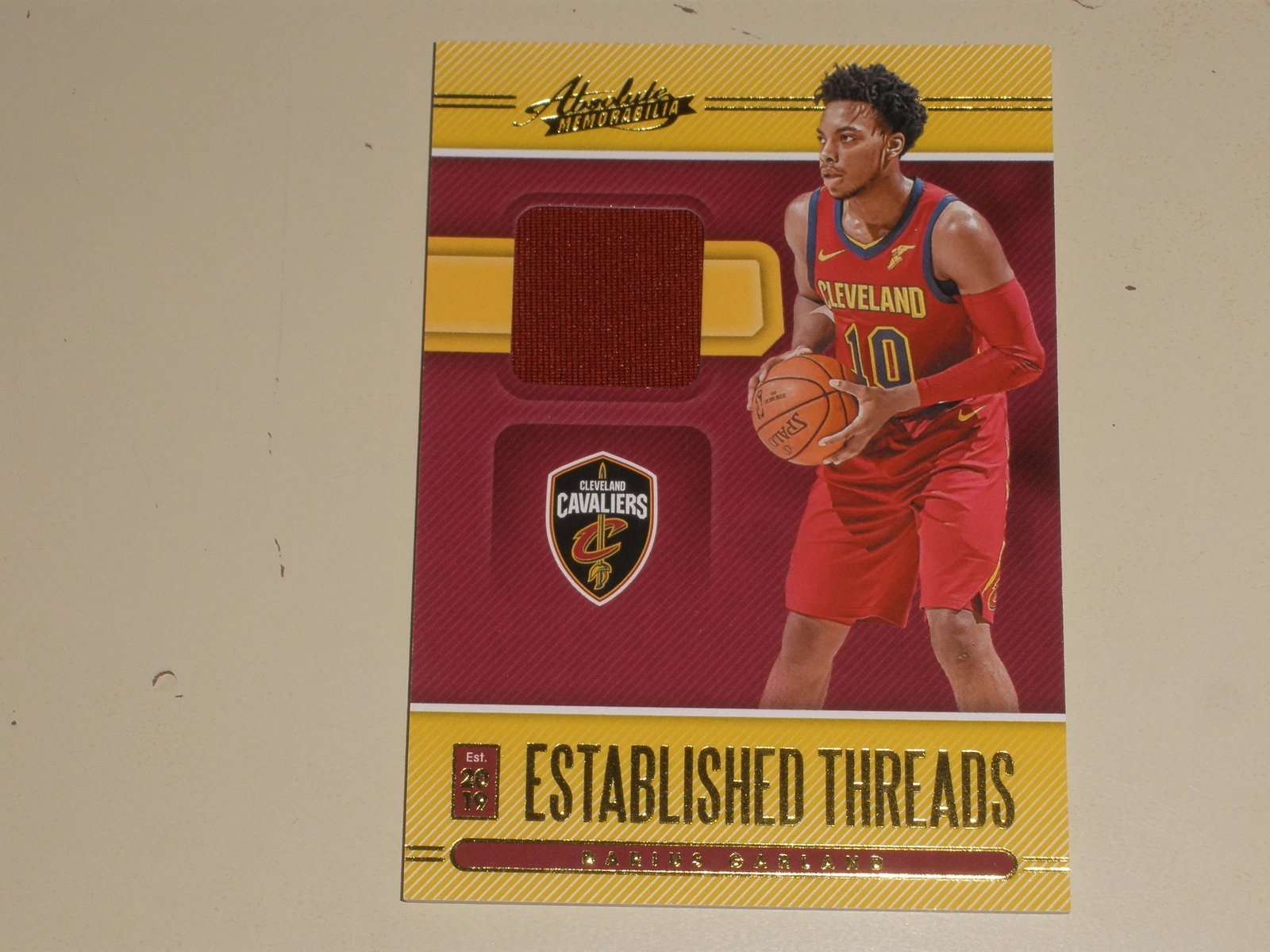 2020-21 Panini Absolute Established Threads Game Used Jersey #GAR Darius Garland
