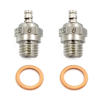 Heavy Duty Medium For OS O.S. NO8 #8 No.8 Nitro Engine RC Airplane/Car Glow Plug - Image 1 of 4