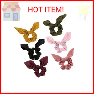 Jaciya Satin Silk Scrunchies - Women's Hair Ties for Ponytails, Thick Hair, and - Picture 1 of 2