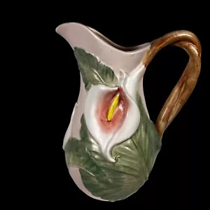 VINTAGE FITZ & FLOYD CALLA LILY PITCHER 1987 Excellent condition - Picture 1 of 8
