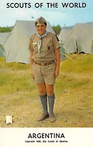 #B206 CARTOLINA BOY SCOUT, " SCOUT DEL MONDO", ARGENTINA - Foto 1 di 2
