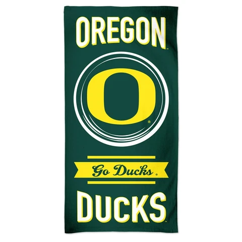 Oregon Ducks Wincraft NCAA 30 x 60 Fiber Beach Towel FREE SHIP Cover