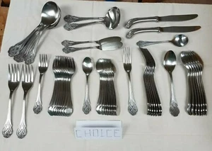 Franciscan Tallahassee stainless 18/8 "choice of singles" regular use - Picture 1 of 18