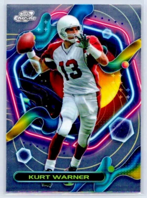 2023 Topps Composite - Kurt Warner - Arizona Cardinals - Cosmic Chrome - #256 - Image 1 of 2