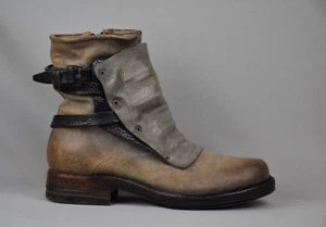 Botas de motociclista A.S. 98 Airstep Ancle para mujer de cuero marrón Italia EE. UU. 8 UK 6 EU 39 - Imagen 1 de 10