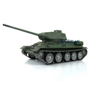 HL 1/16 7.0 3909 Sowjetischer T34-85 RC Panzer 360° Metall Räder Fass Rücklauf - Bild 1 von 8