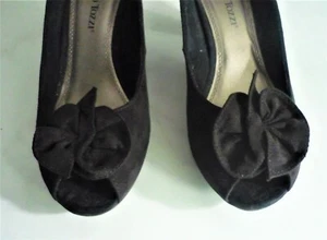 Von Marco Tozzi schöne Damen Pumps in Veloursleder schwarz, Größe 38 - Bild 1 von 5