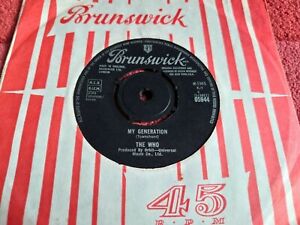 THE WHO My generation 7" EX+ sounds superb few plays