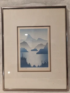 Siebdruck ""Ruby Lake"" signiert von Peter Markgraf - Bild 1 von 5