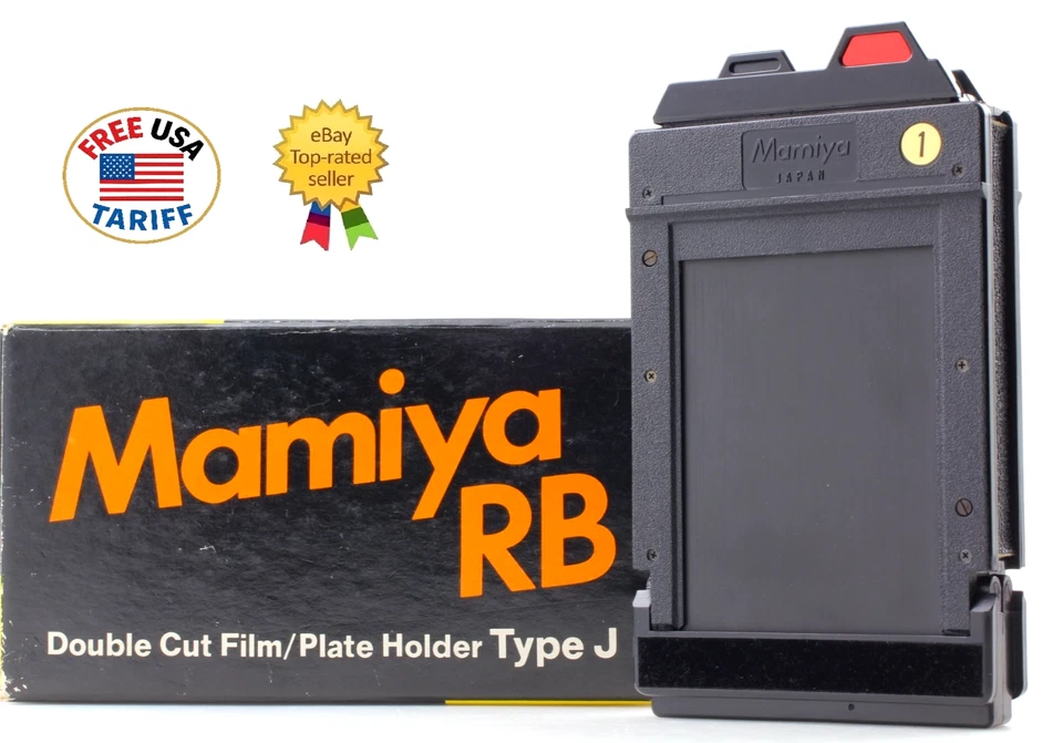 [ Almost Unused ] Mamiya RB67 Double Cut Film Plate Holder Type J From JAPAN - Image 1 of 4