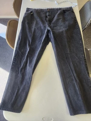 Pantalones de mezclilla para hombre Arizona grandes y altos, talla 48x32, negros, ajuste relajado, 100 % algodón Foto 1 de 4