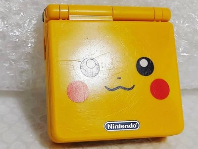 Nintendo GAMEBOY ADVANCE SP Pikachu AGS-S-PKYA SP Limited Rare GBA JP from Japan - Image 1 of 4