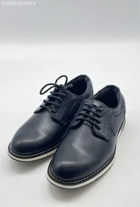 Bruno Marc Blue Boys' Pain-Toe Oxford Sneakers - Size 1 - Picture 1 of 7