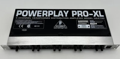 Behringer Powerplay PRO-XL 4 channel headphone distribution amplifier HA4700 - Image 1 of 4