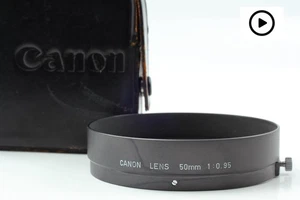 [COMO NUEVO/Estuche] Capucha de metal para lente de ensueño Canon 50 mm f0,95 L39 LTM Leica de JAPÓN - Imagen 1 de 8