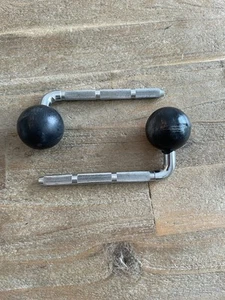 Vintage Ludwig Tom Mount 9.5mm L-Arm Ball Set Of 2 - Picture 1 of 5