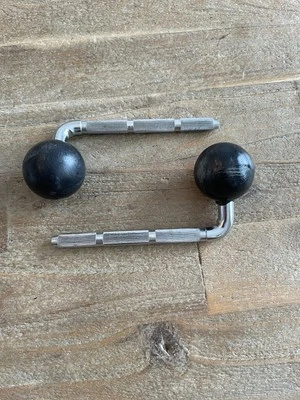 Vintage Ludwig Tom Mount 9.5mm L-Arm Ball Set Of 2 - Image 1 of 4