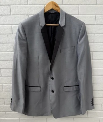 Jaqueta Blazer Masculina Dolce & Gabbana Gold Label Smoking Preto Branco Tamanho 54 - Imagem 1 de 4