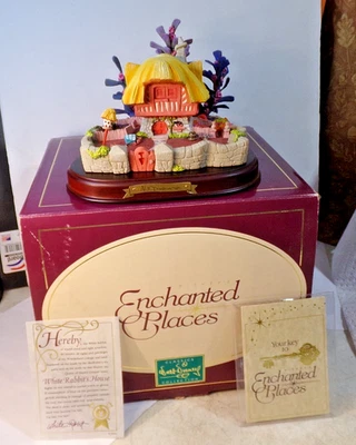 Disney Зачарованные Места WDCC - ДОМ БЕЛОГО КРОЛИКА Алиса в Стране Чудес в Коробке - Изображение 1 из 4