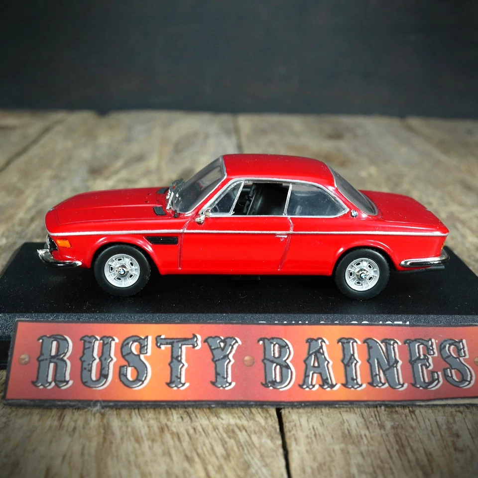 CDC Detail Cars (Corgi) BMW 3.0 CSI 1971, rojo, modelo diecast 1/43, en caja Foto 1 de 4