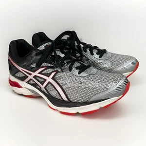 Zapatillas deportivas ASICS Gel-Flux 4 para hombre 8,5 grises, rojas, negras T714N - Imagen 1 de 11