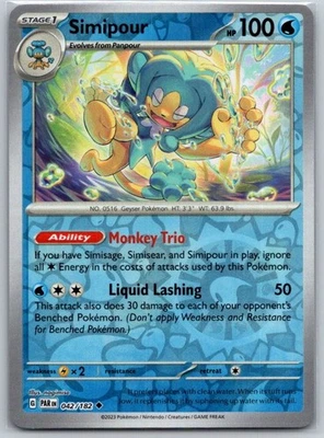 Simipour 042/182 Reverse Holo SV04: Paradox Rift NM - Image 1 of 2