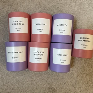 Overose Candle Empty Pot / Jars X 7 - Picture 1 of 1