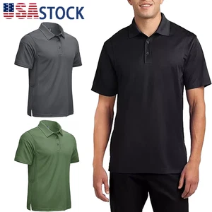 Camiseta Polo Táctica Para Hombre Secado Rápido Combate Manga Corta Equipo Trabajo Informal - Imagen 1 de 35