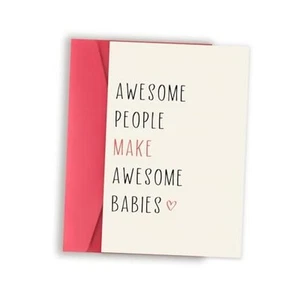 Funny Baby Shower Card Gift, New Baby Gifts for Mom Dad, New Babys - Picture 1 of 7