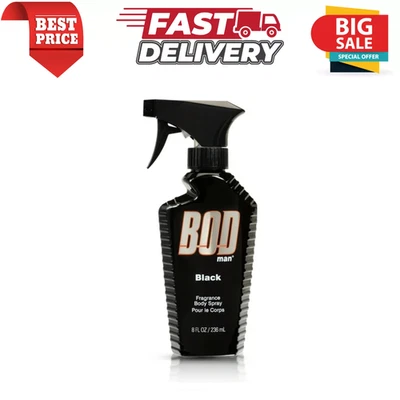 BOD Man Last All Day Fragrância Body Spray, Preto, 8 fl oz Fresco Frete Grátis - Imagem 1 de 4