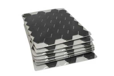 MSI Black 2" Hexagon Matte Mosaic Tile Sheets Wall Backsplash Floor 7 Sheets - Image 1 of 4